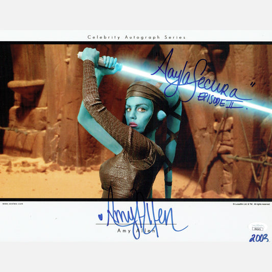 AMY ALLEN autograph JSA signed 11x14 photography STAR WARS 11x14