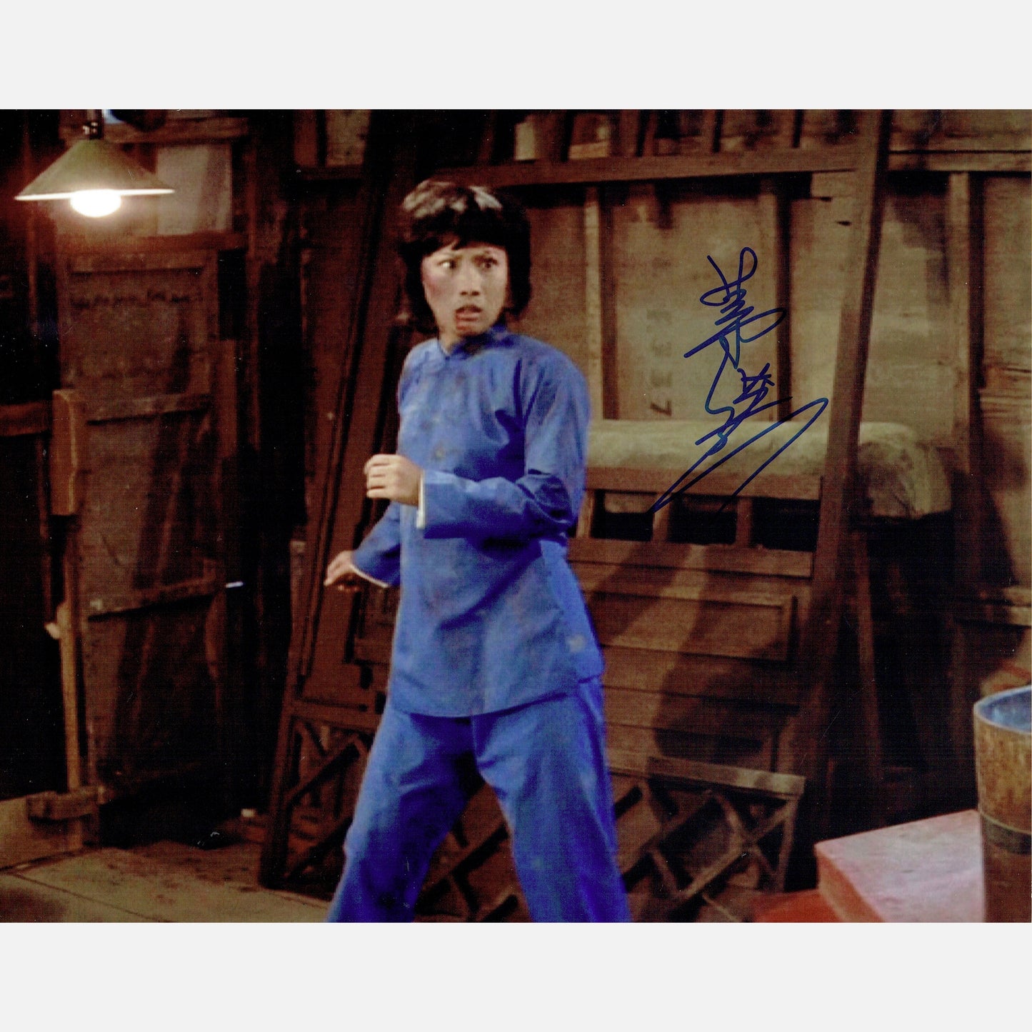 ANGELA MAO autograph ACOA signed 11x14 photography Enter the Dragon 11X14