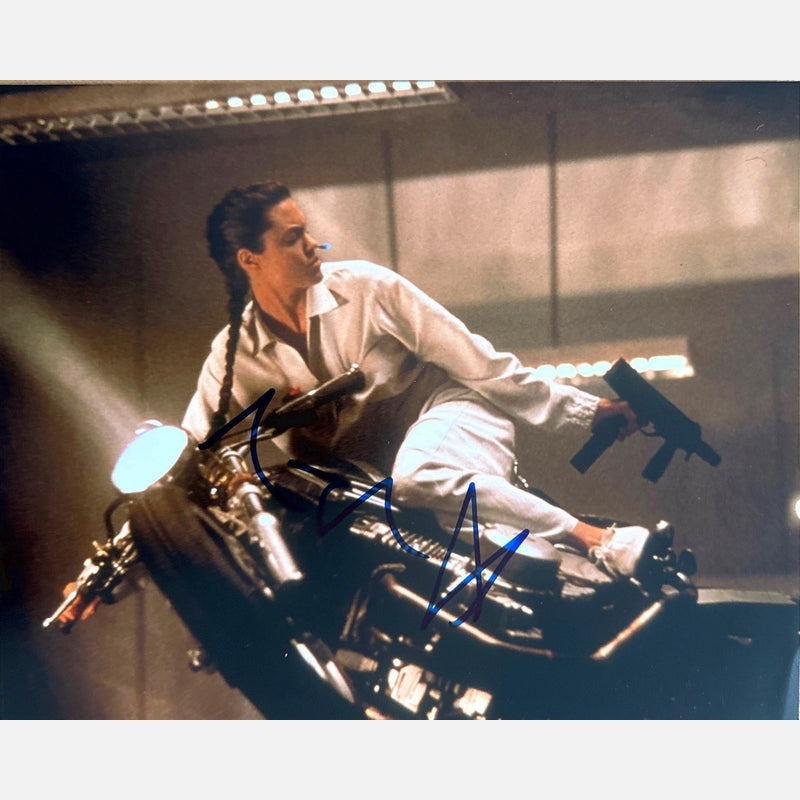 ANGELINA JOLIE autograph ACOA signed 8x10 photography TOMB RAIDER 8x10