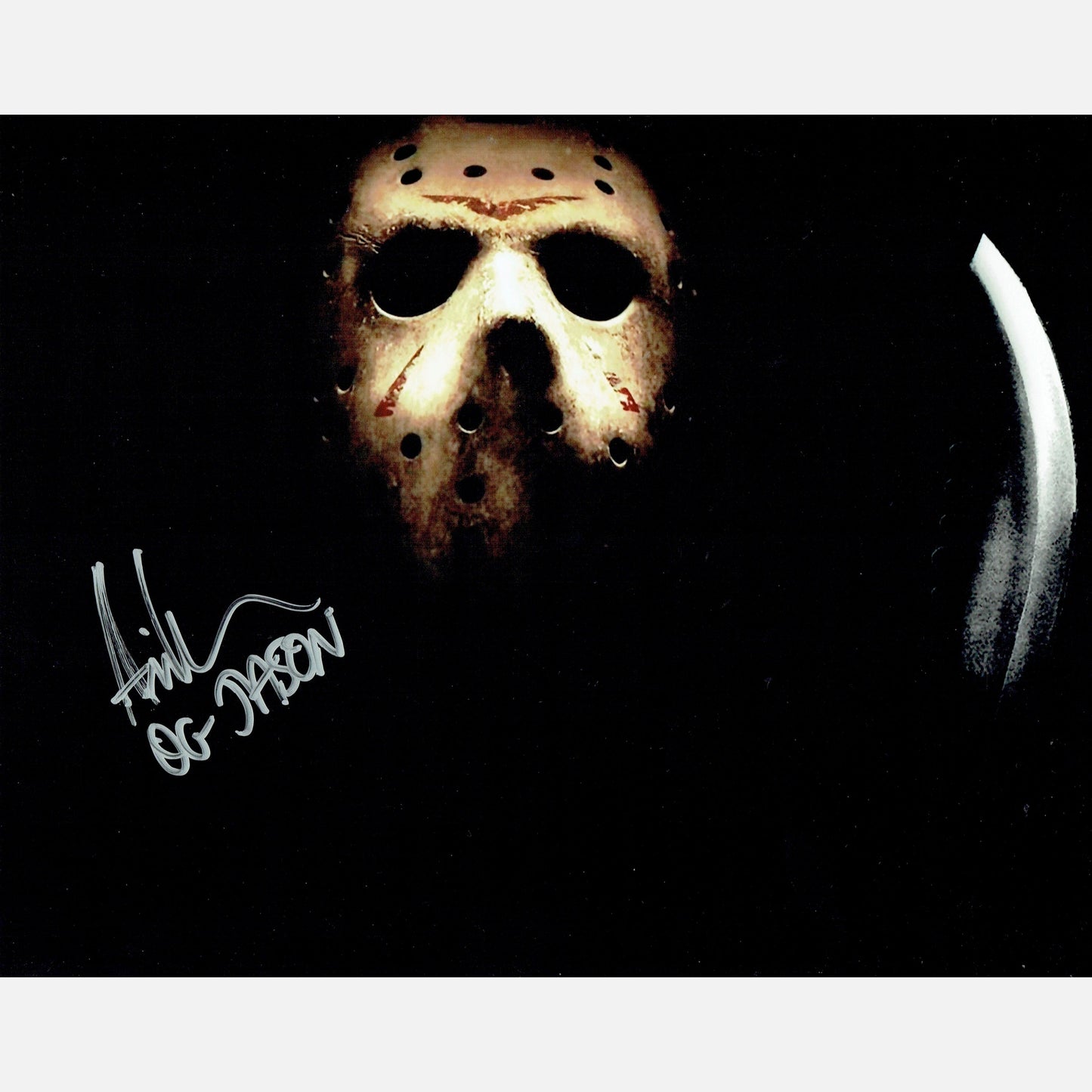 ARI LEHMAN autograph ACOA signed 8x10 photography FRIDAY THE 13TH 8x10