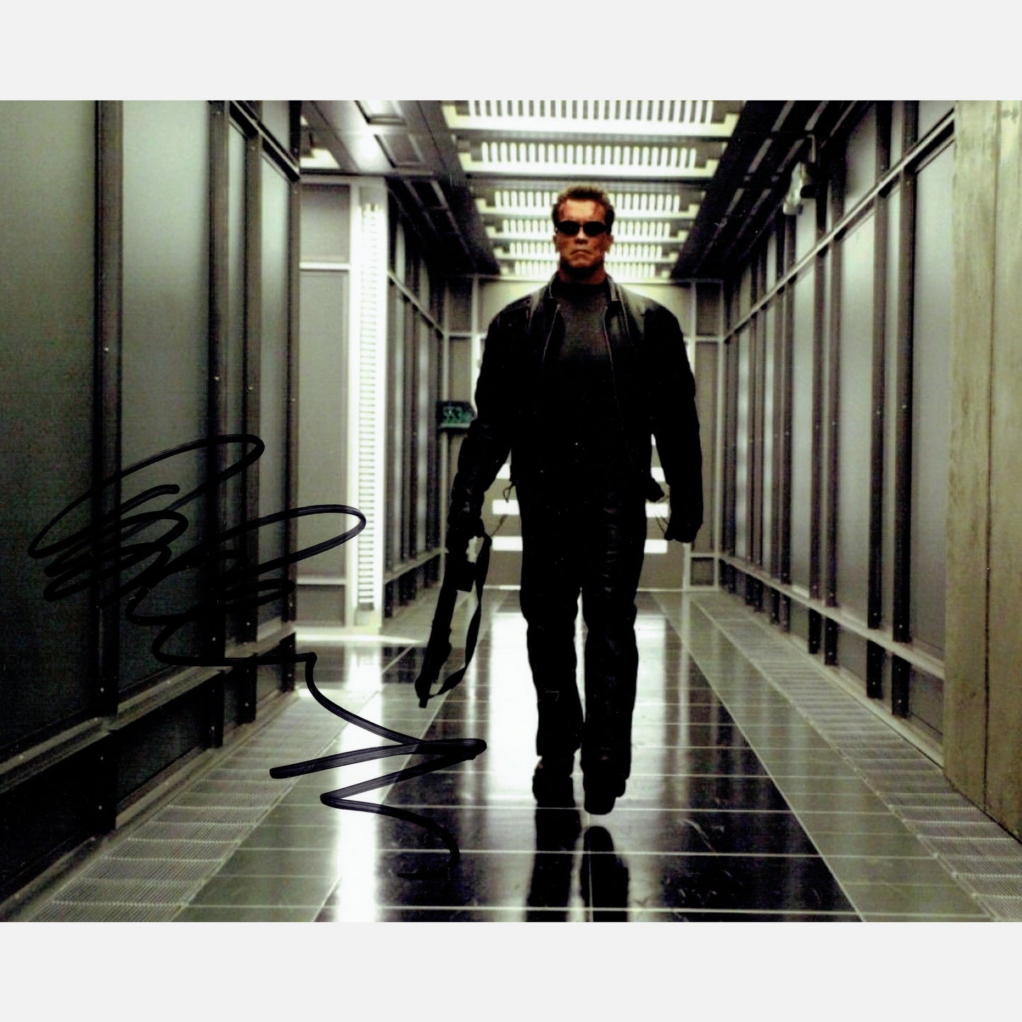 ARNOLD SCHWARZENEGGER autograph ACOA signed 8x10 photography TERMINATOR 8x10