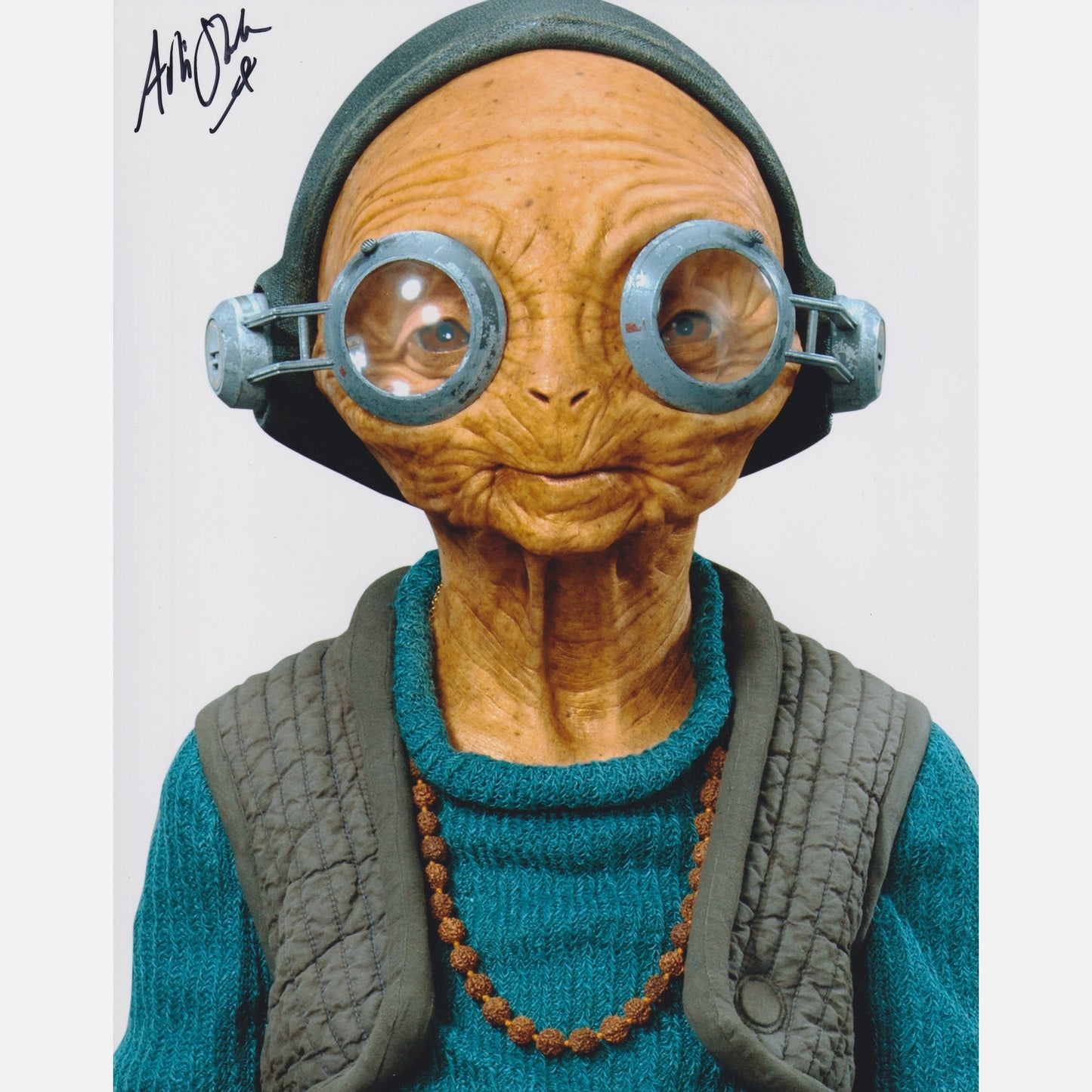 Autograf ARTI SHAH Certyfikat ACOA 20x25 cm GWIEZDNE WOJNY