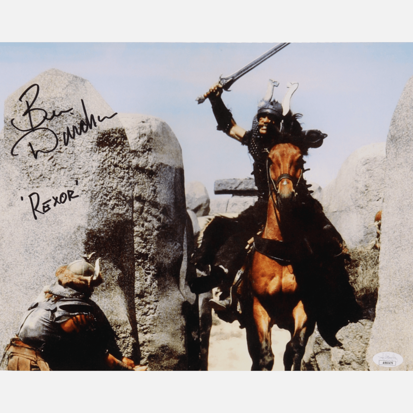 BEN DAVIDSON autograph JSA signed 11x14 photography CONAN 11x14