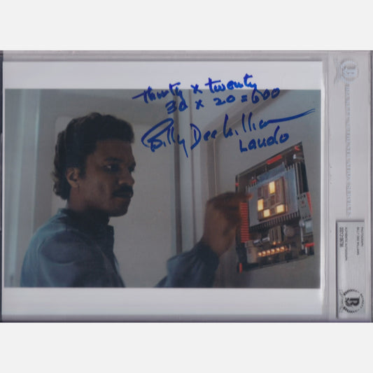 BILLY DEE WILLIS autograph BECKETT signed 8x10 photography STAR WARS 8x10
