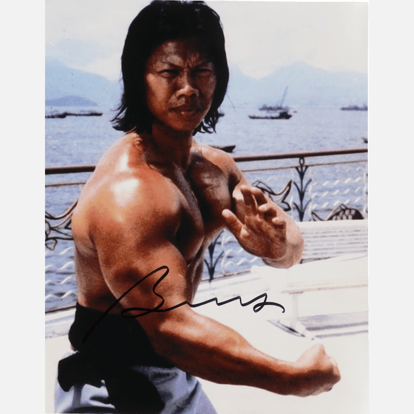 BOLO YEUNG autograph ACOA signed 11x14 photography 11X14