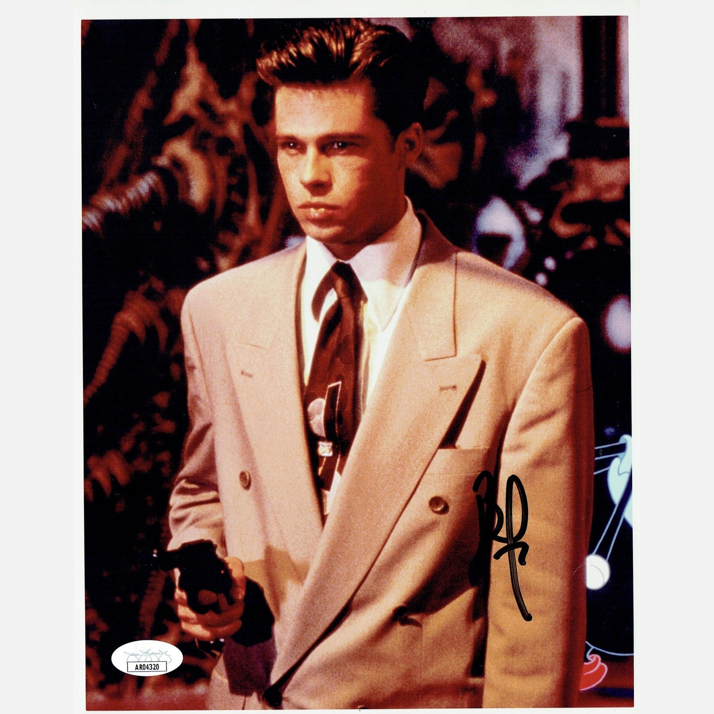 BRAD PITT autograph JSA signed 8x10 photography 8x10
