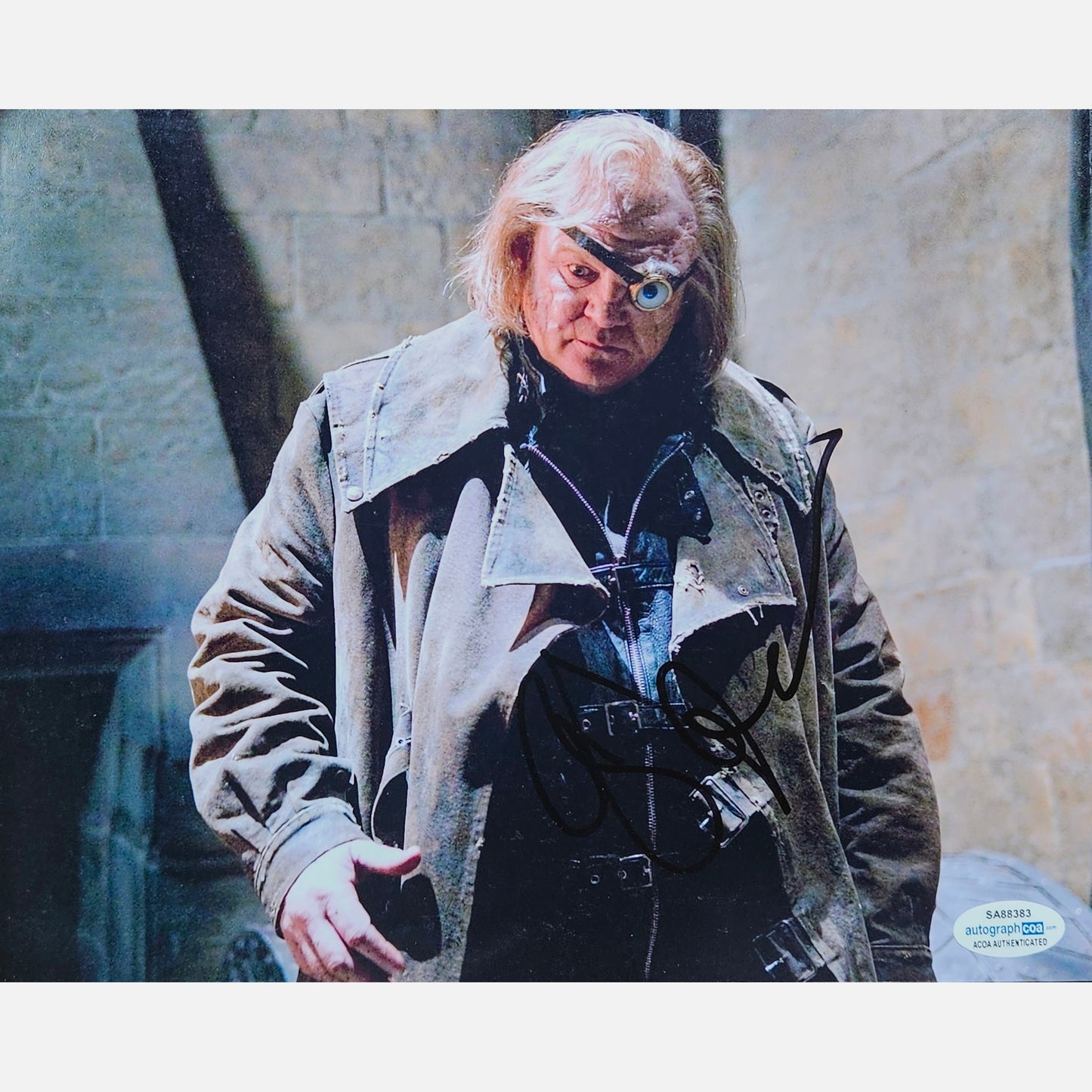 BRENDAN GLEESON autograph ACOA signed 8x10 photography HARRY POTTER 8x10