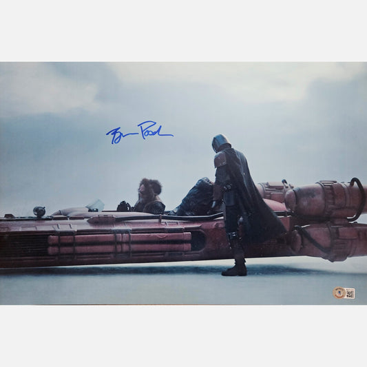 BRIAN POSEHN autograph BECKETT signed 12x18 photography STAR WARS 12x18