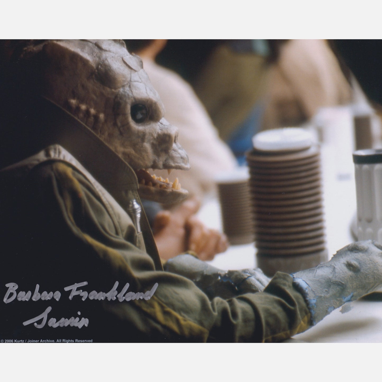 Autograf BARBARA FRANKLAND Certyfikat ACOA 20x25 cm GWIEZDNE WOJNY