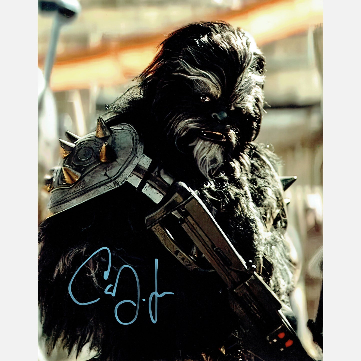 CAREY JONES autograph ACOA signed 8x10 photography STAR WARS 8x10