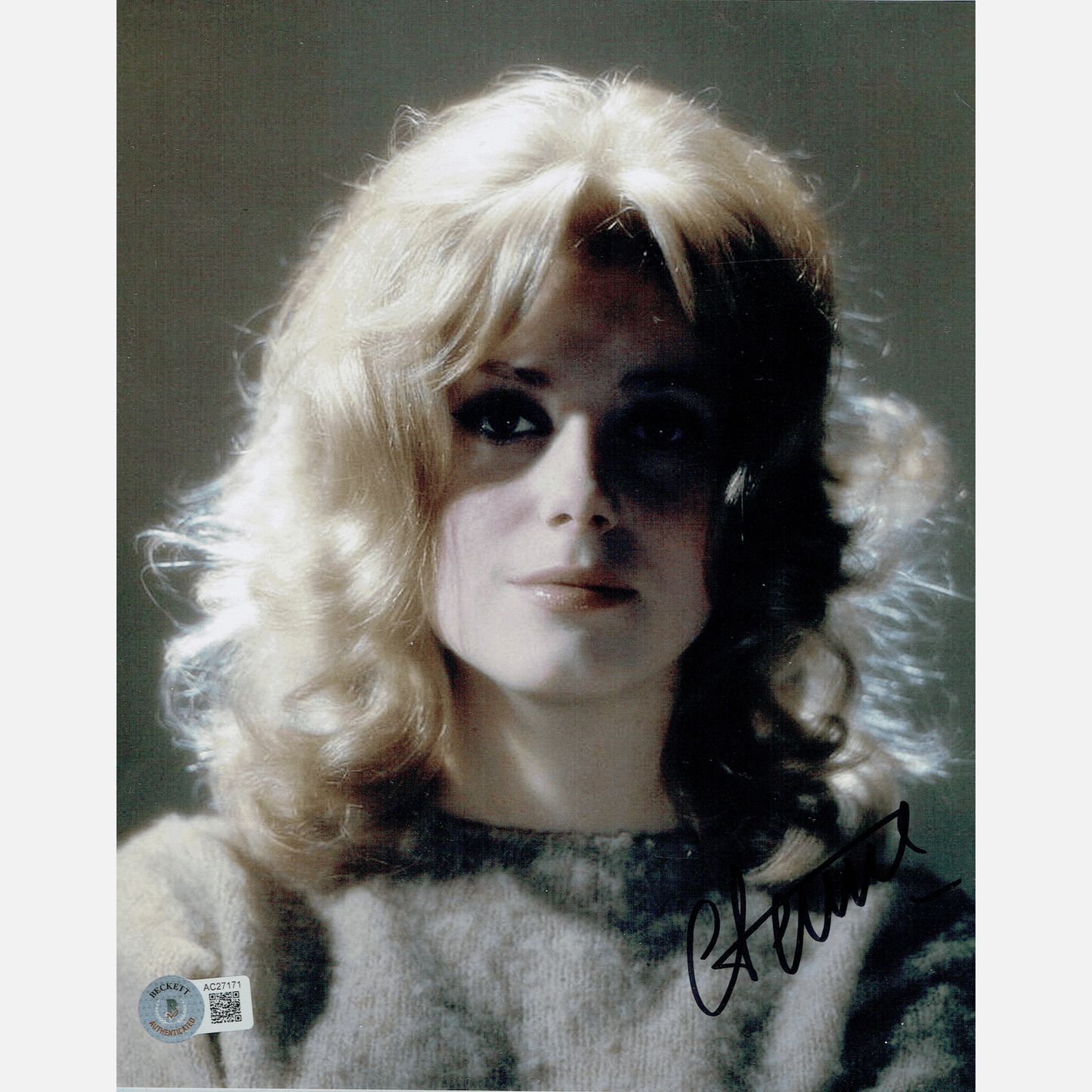 CATHERINE DENEUVE autograph BECKETT signed 8x10 photography 8x10