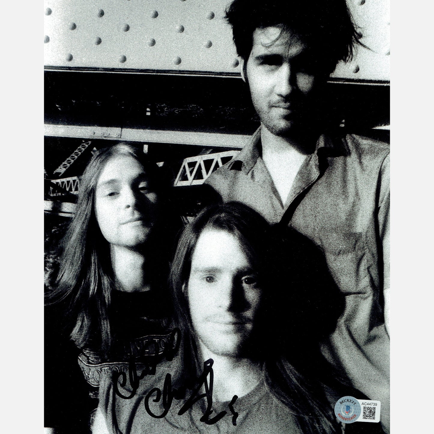 CHAD CHANNING autograph BECKETT signed 8x10 photography NIRVANA 8x10