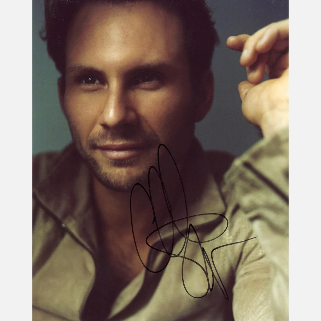 CHRISTIAN SLATER autograph ACOA signed 8x10 photography 8x10