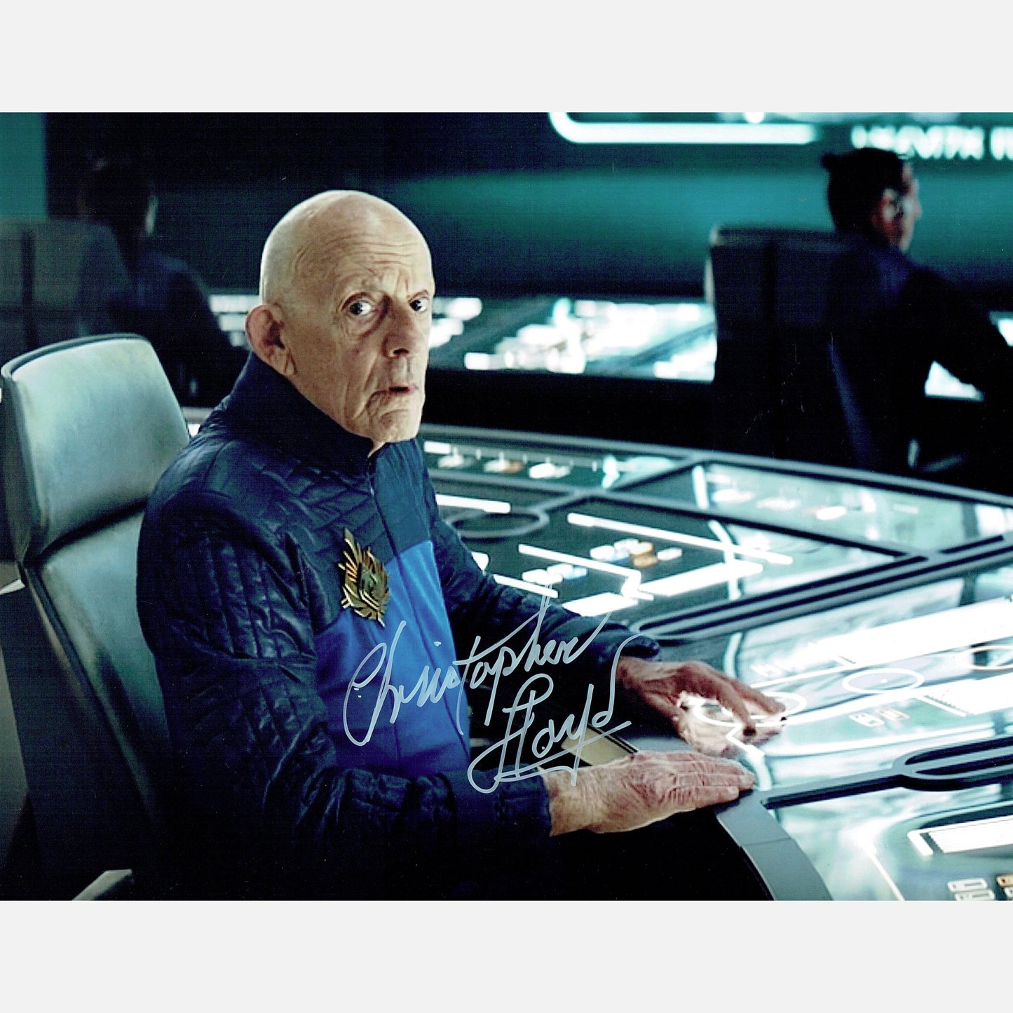 CHRISTOPHER LLOYD autograph ACOA signed 11x14 photography STAR WARS 11x14