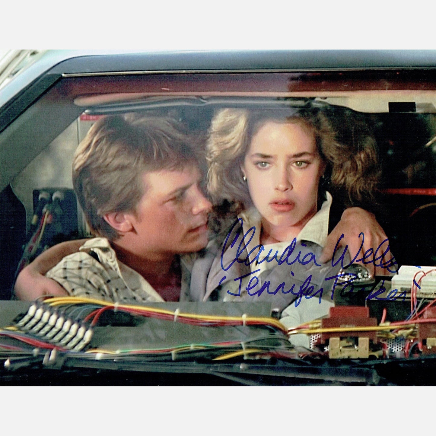 CLAUDIA WELLS autograph ACOA signed 11x14 photography Back to the Future 11X14