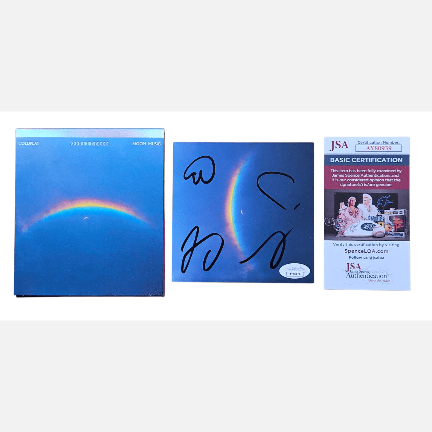 Autograf COLDPLAY Certyfikat JSA Płyta CD