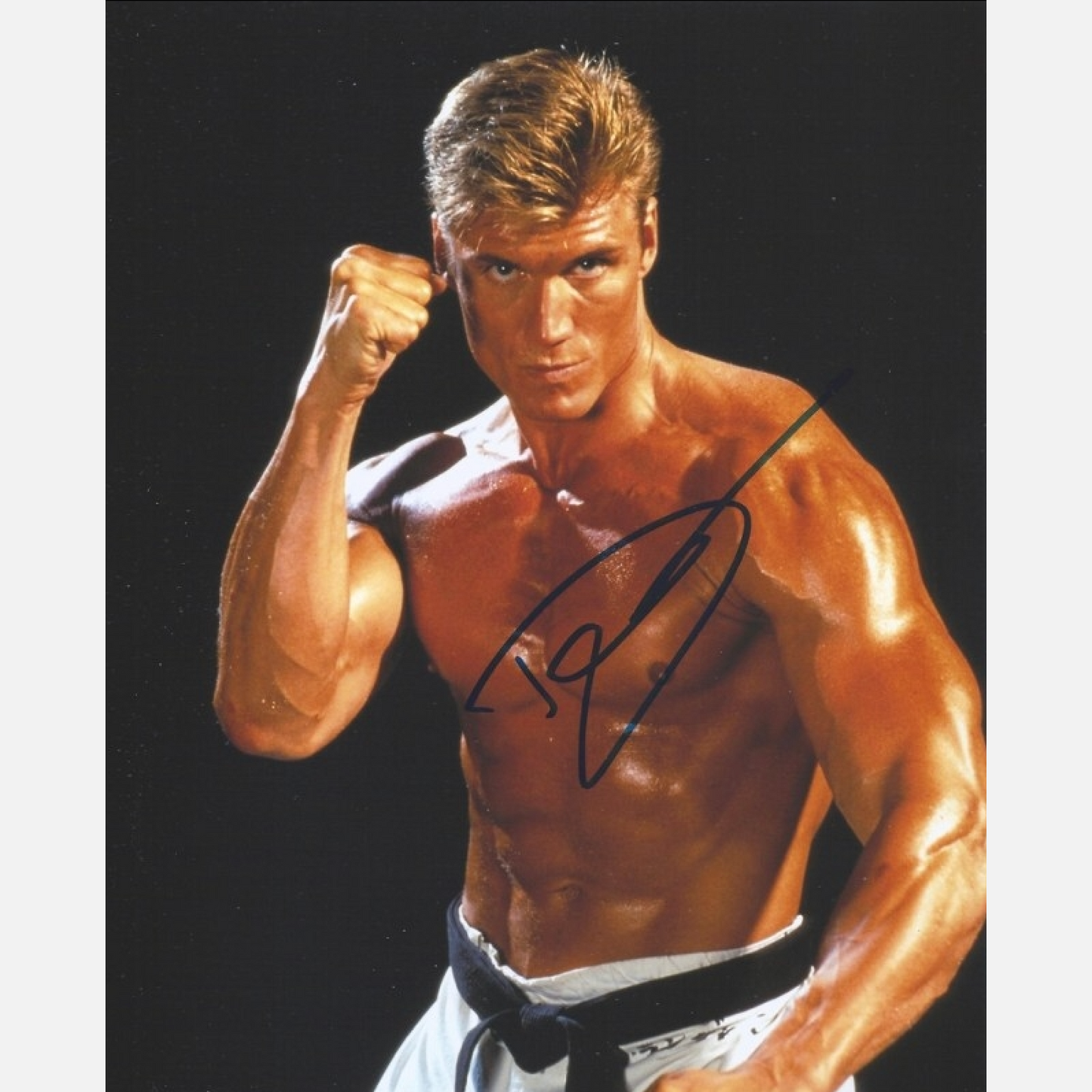 DOLPH LUNDGREN autograph ACOA signed 8x10 photography 8x10