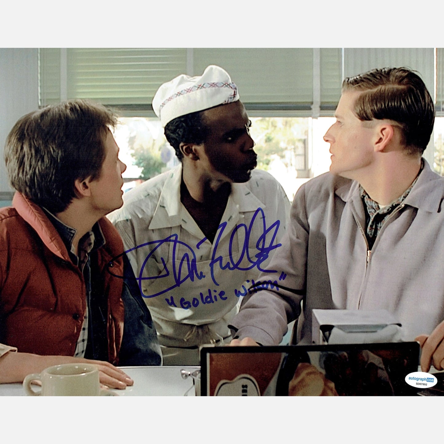 DONALD FULLILOVE autograph ACOA signed 11x14 photography Back to the Future 11x14