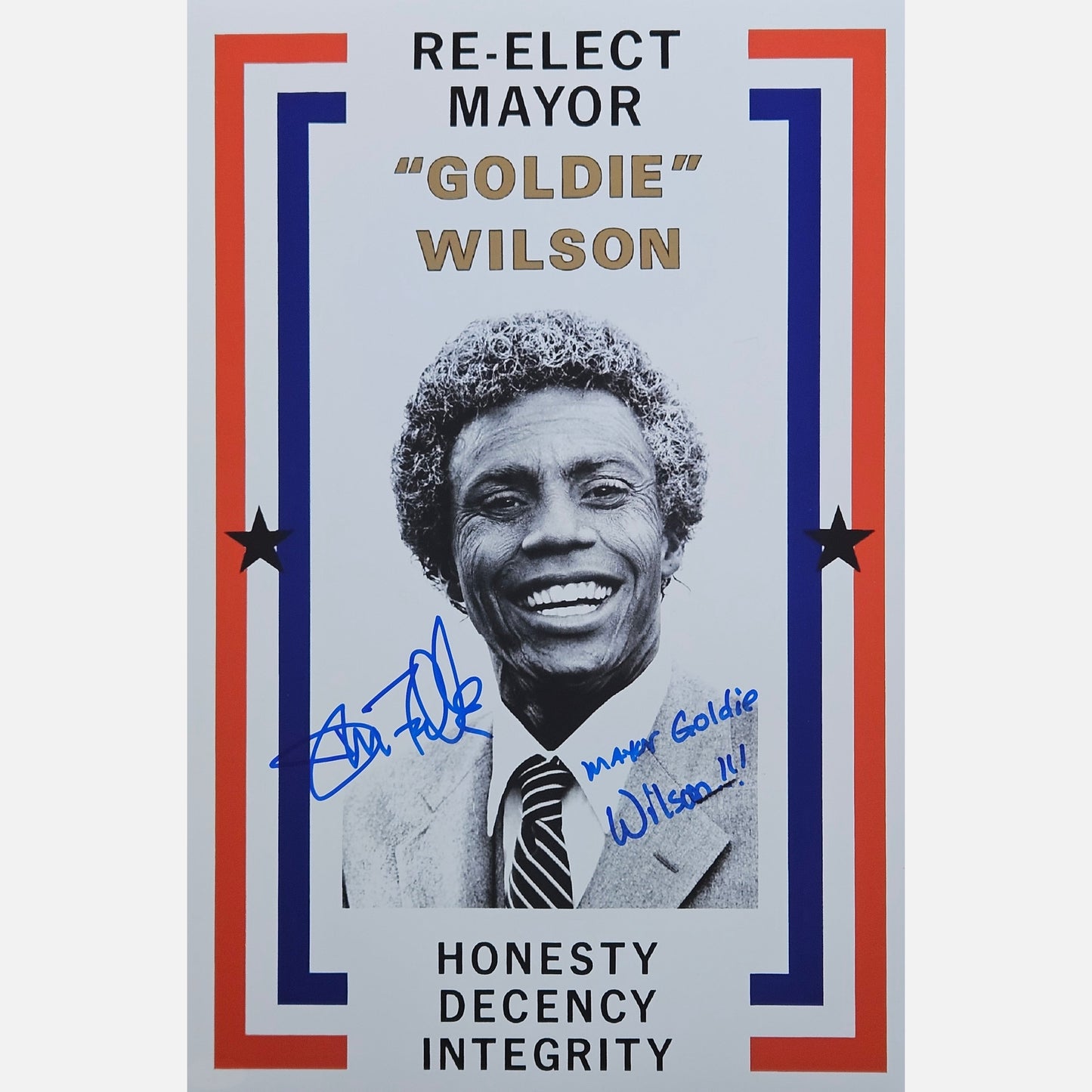 DONALD FULLILOVE autograph ACOA signed 12x18 poster BACK TO THE FUTURE 12x18