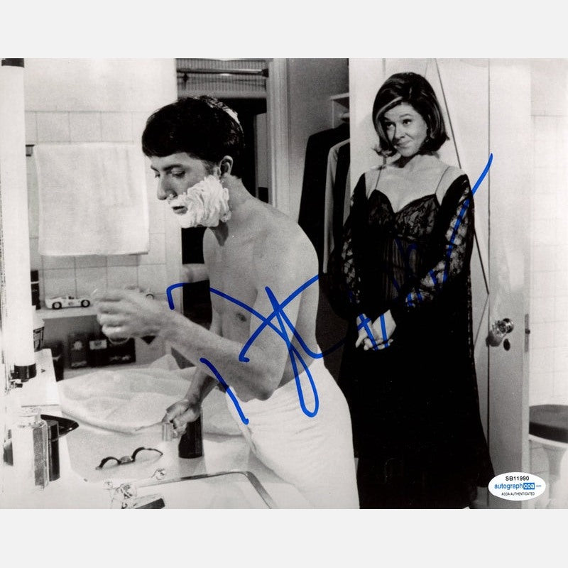 DUSTIN HOFFMAN autograph ACOA signed 8x10 photography The Graduate 8x10