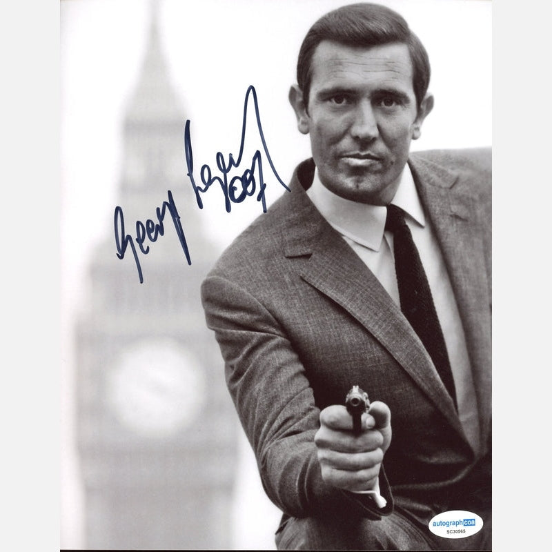 GEORGE LAZENBY autograph ACOA signed 8x10 photography 007 JAMES BOND 8x10