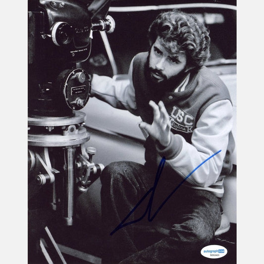 GEORGE LUCAS autograph ACOA signed 8x10 photography STAR WARS 8x10