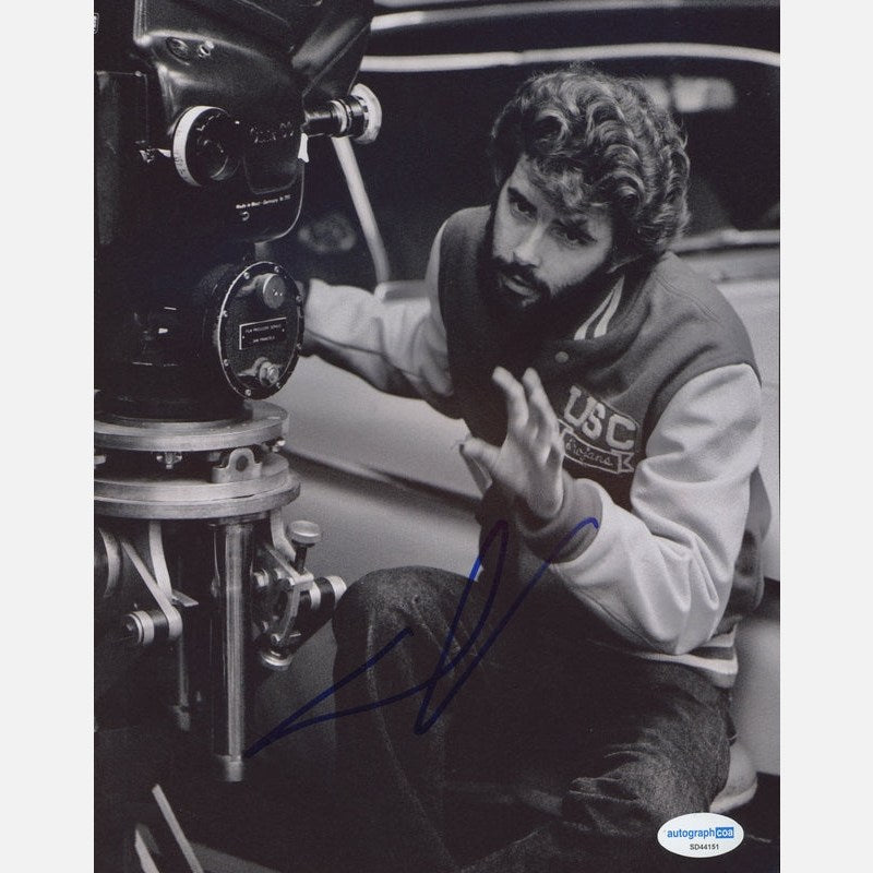 GEORGE LUCAS autograph ACOA signed 8x10 photography STAR WARS 8x10