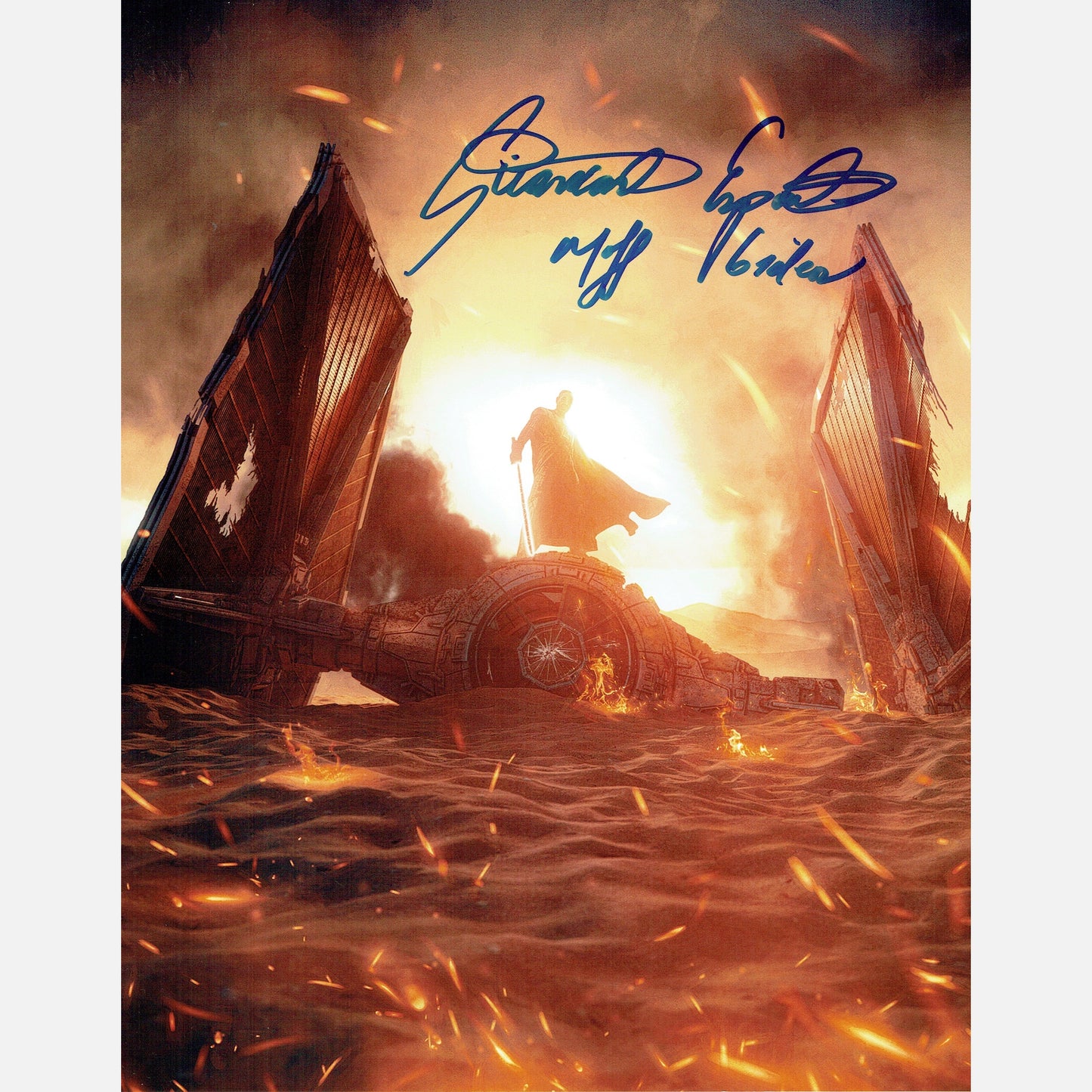 GIANCARLO ESPOSITO autograph ACOA signed 11x14 photography STAR WARS 11x14