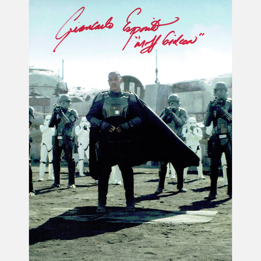 GIANCARLO ESPOSITO autograph ACOA signed 11x14 photography STAR WARS 11x14