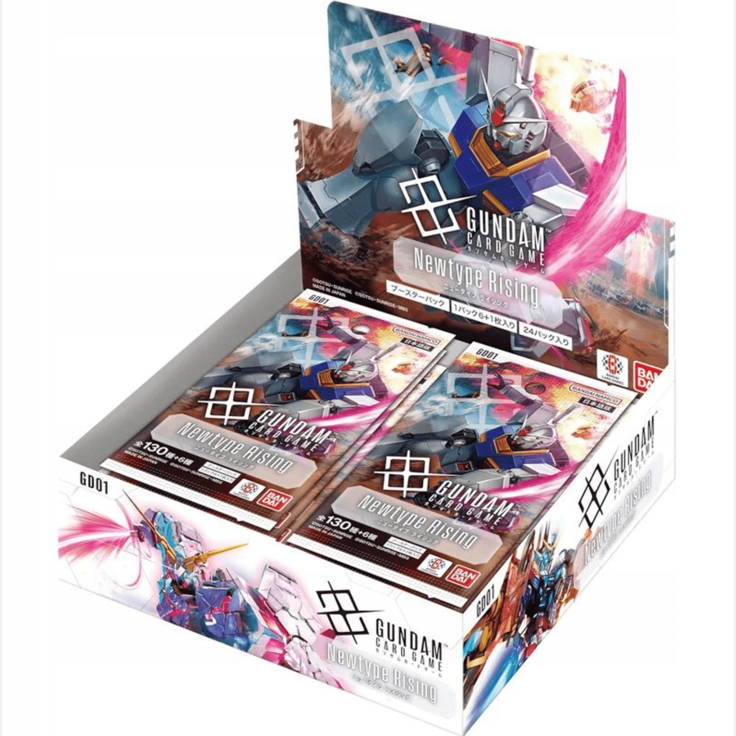 GUNDAM CARD GAME: Newtype Rising Booster Box GD01 BANDAI English