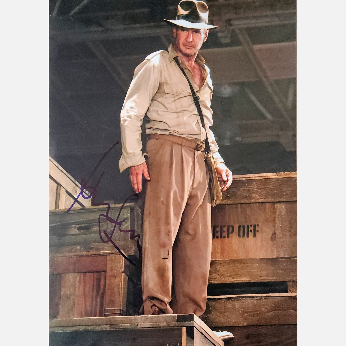 HARRISON FORD autograph BECKETT LOA signed 10x14 photography INDIANA JONES 11x14