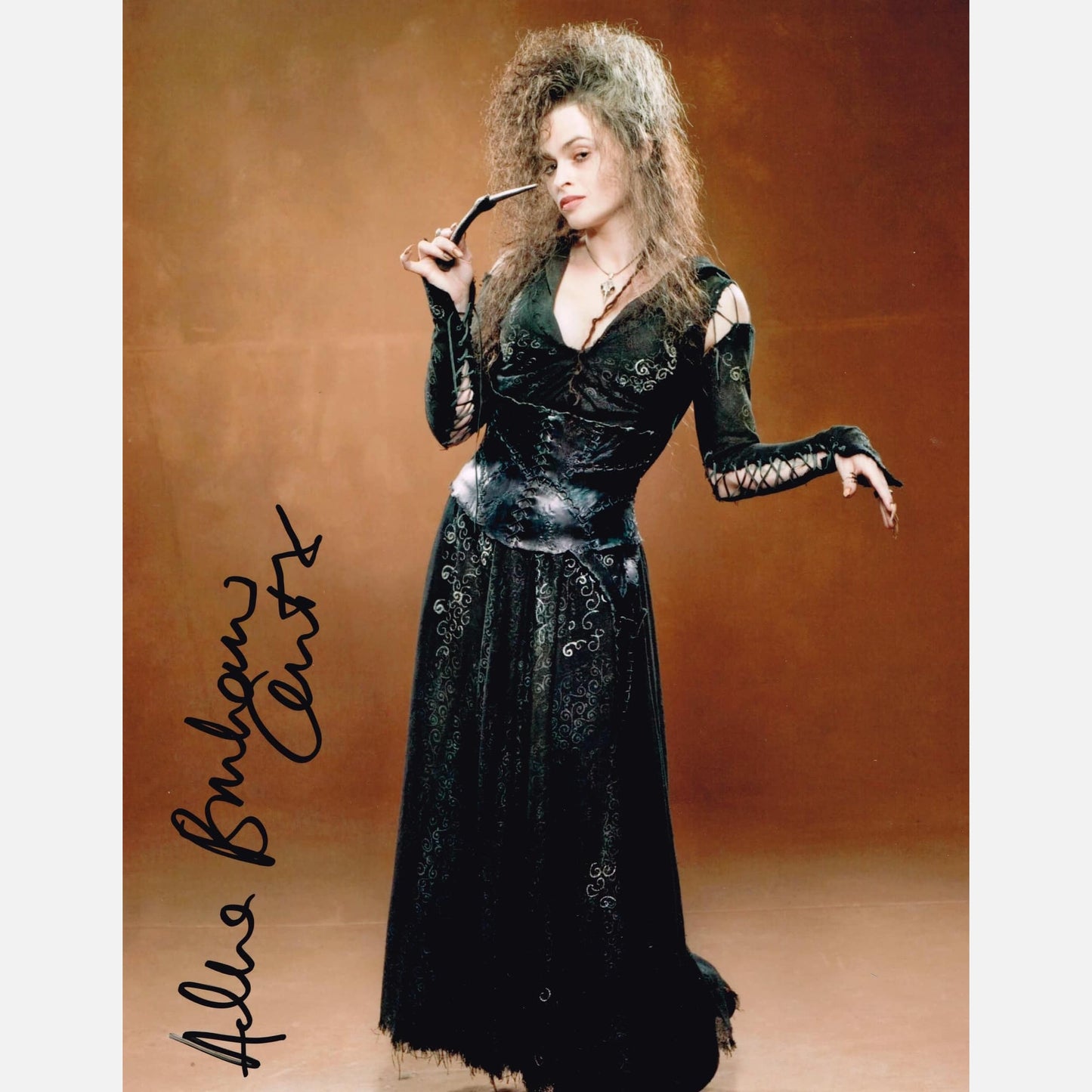 HELENA BONHAM CARTER autograph ACOA signed 8x10 photography HARRY POTTER 8x10