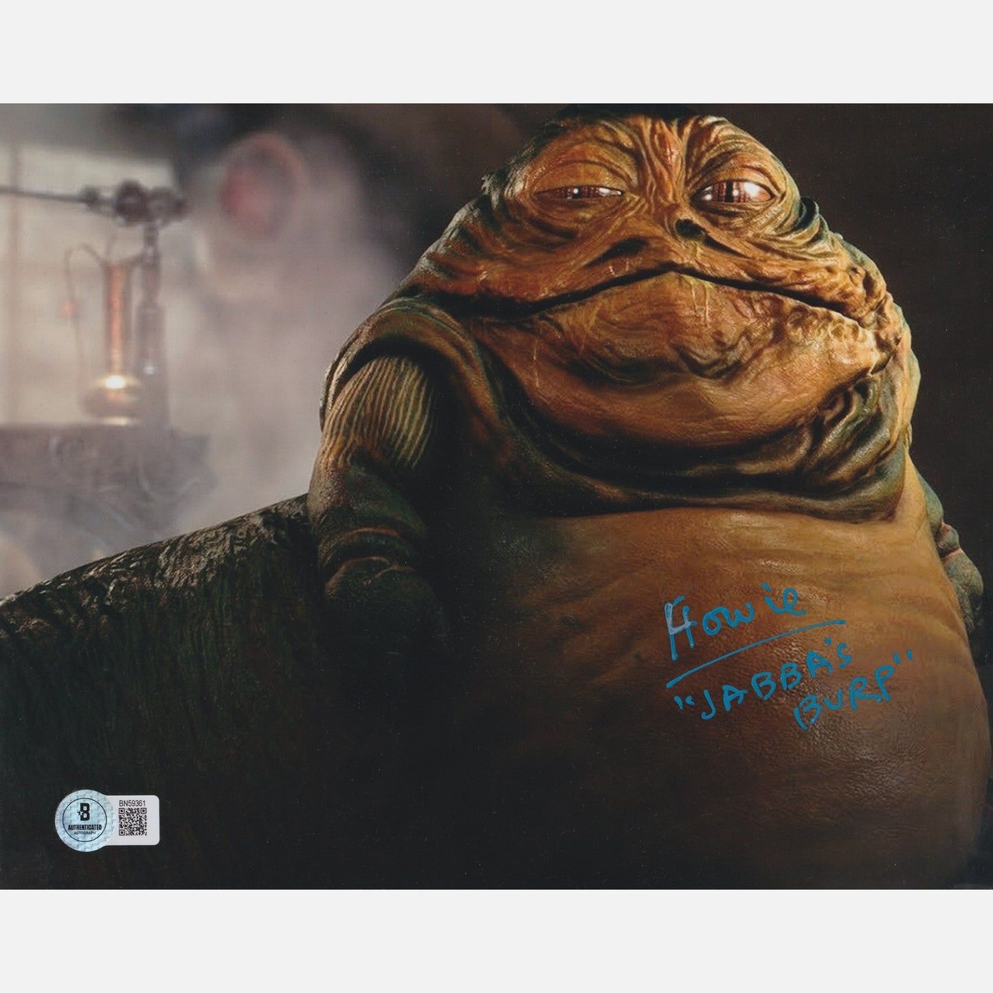 HOWIE HAMMERMAN autograph BECKETT signed 8x10 photography STAR WARS 8x10