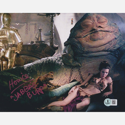 Autograf HOWIE HAMMERMAN Certyfikat BECKETT 20x25 cm GWIEZDNE WOJNY