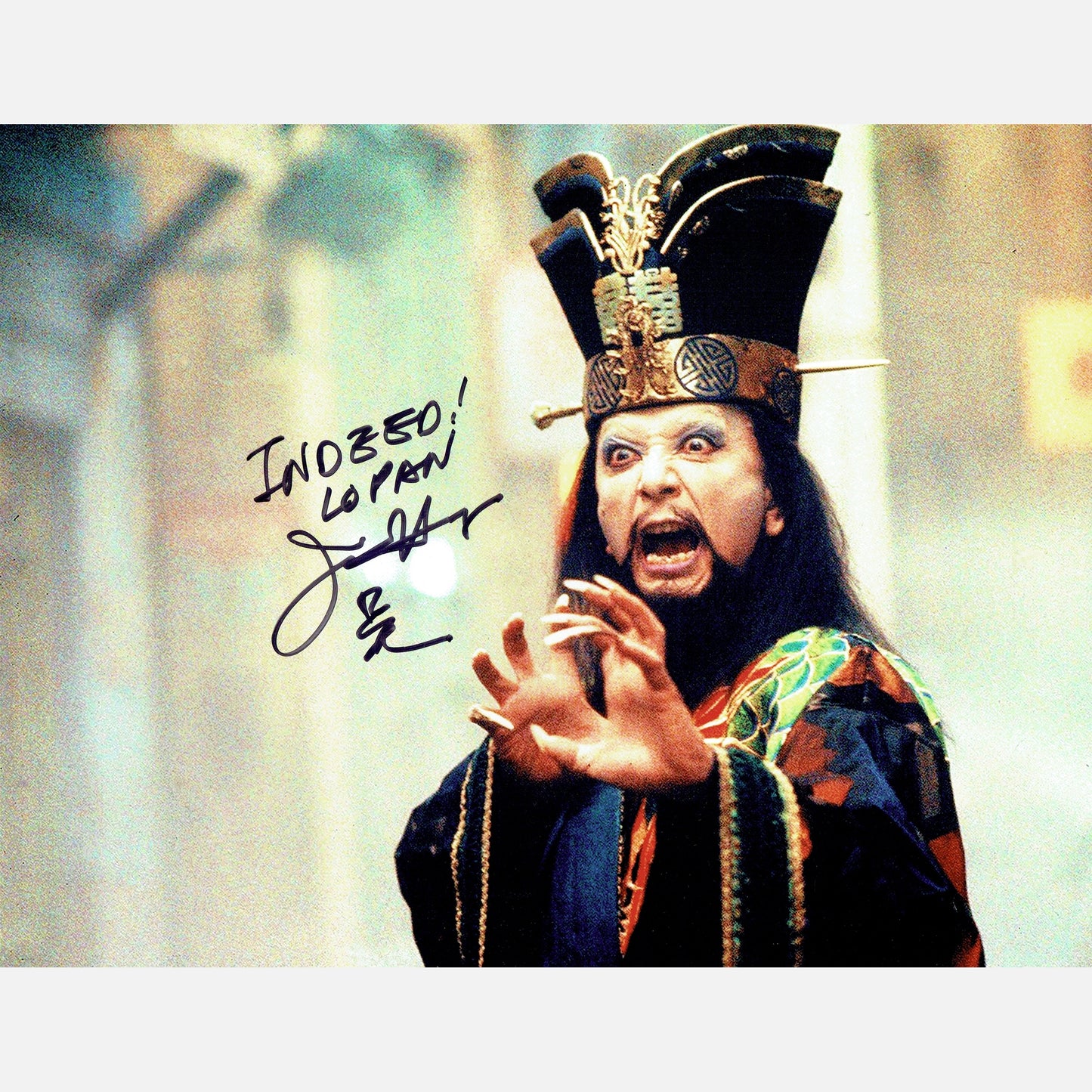 JAMES HONG autograph ACOA signed 11x14 photography Big Trouble in Little China 11X14