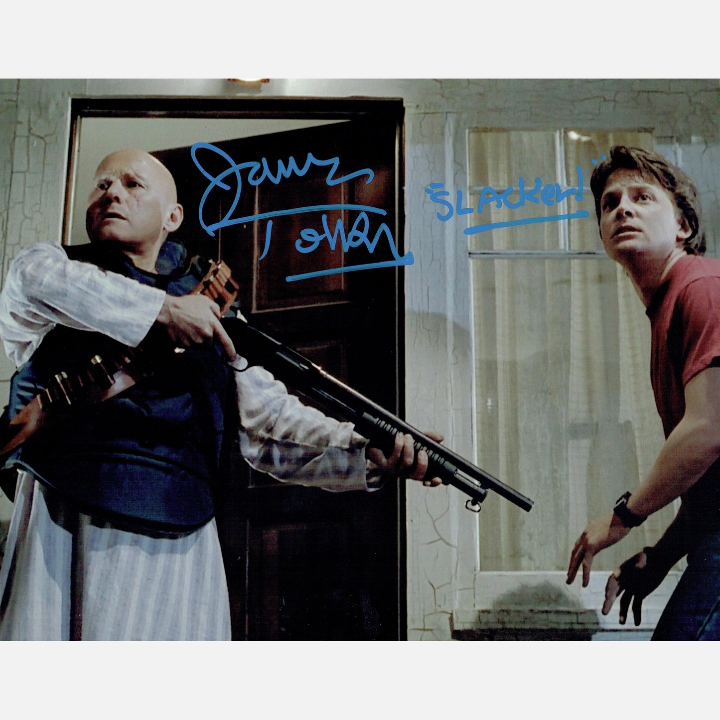 JAMES TOLKAN autograph ACOA signed 11x14 photography Back to the Future 11x14