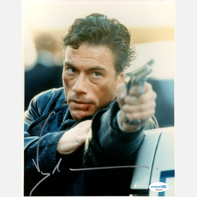 JEAN-CLAUDE VAN DAMME autograph ACOA signed 8x10 photography 8x10
