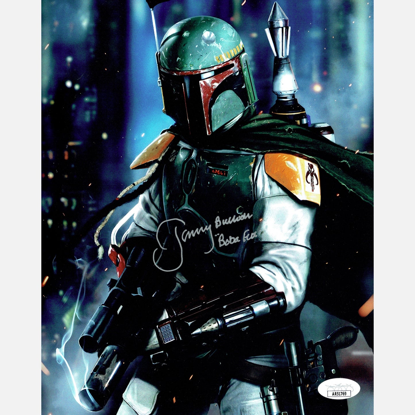 JEREMY BULLOCH Boba Fett autograph JSA signed 8x10 photography STAR WARS 8x10