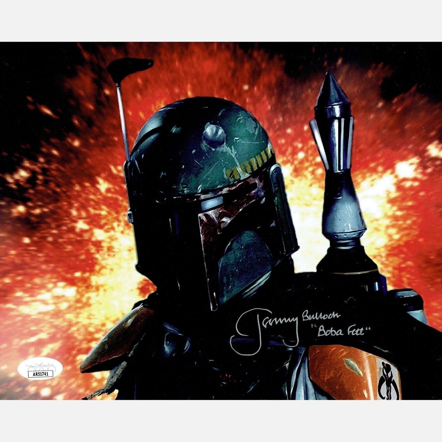 JEREMY BULLOCH Boba Fett autograph JSA signed 8x10 photography STAR WARS 8x10