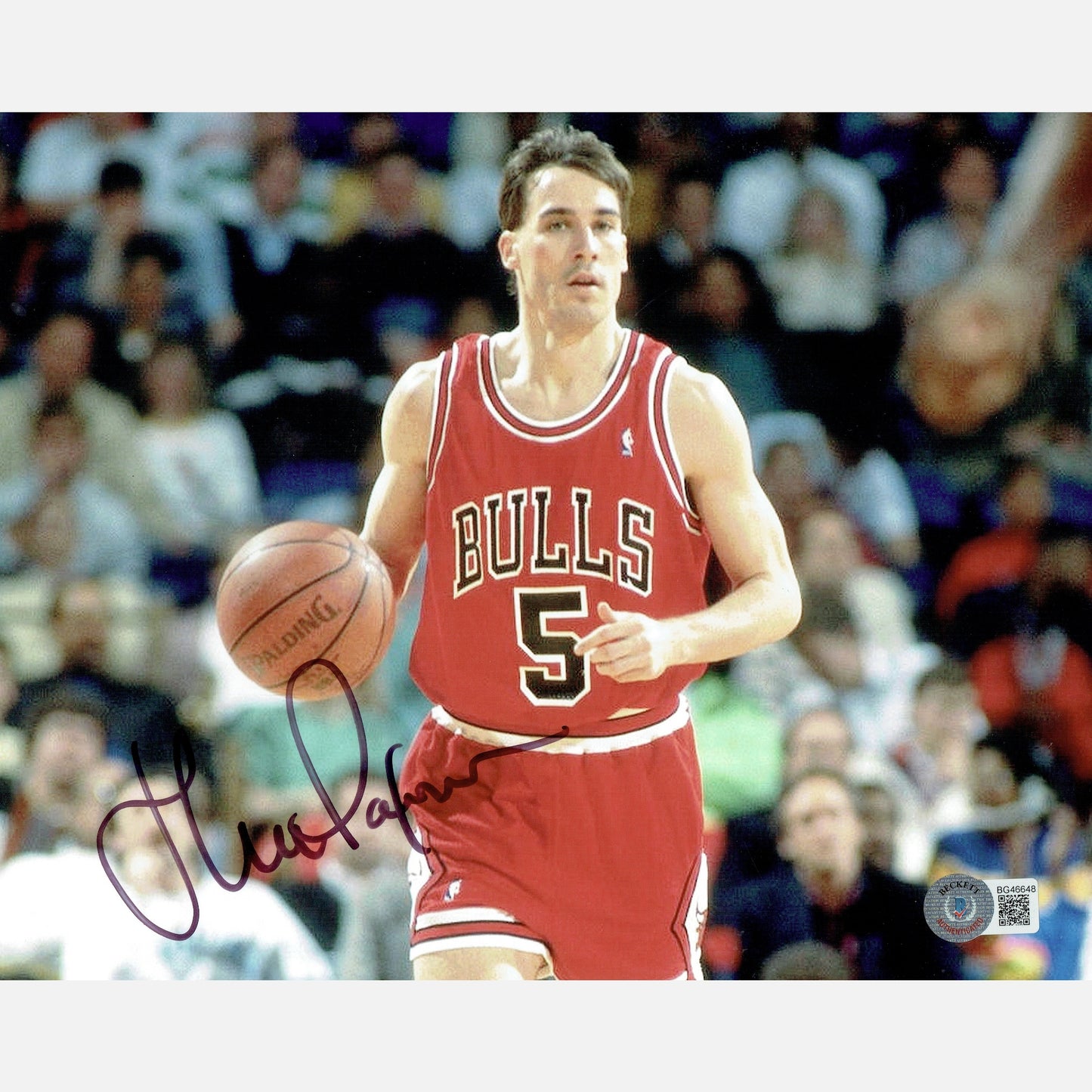 JOHN PAXSON autograph Beckett signed 8x10 photography NBA 8x10