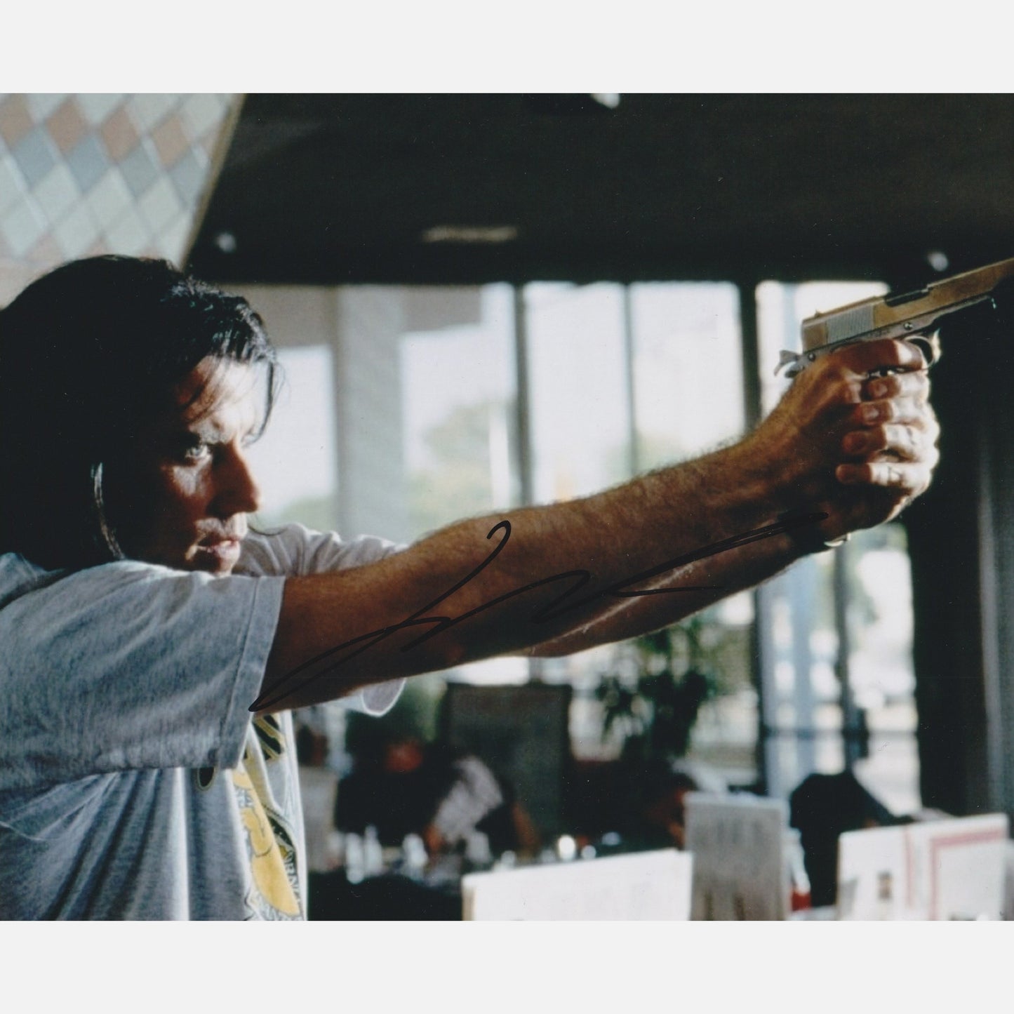 JOHN TRAVOLTA autograph ACOA signed 8x10 photography PULP FICTION 8x10