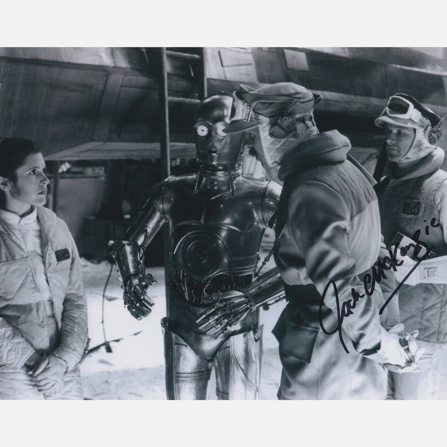 Autograf JACK McKENZIE Certyfikat ACOA 20x25 cm GWIEZDNE WOJNY