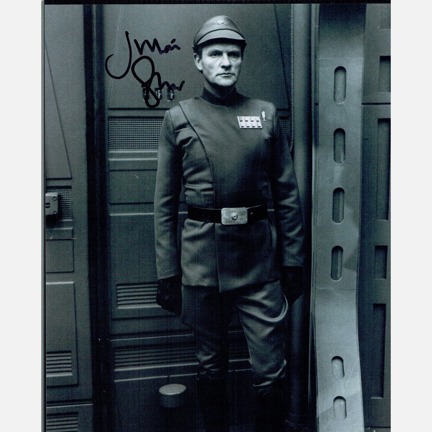 Autograf JULIAN GLOVER Certyfikat ACOA 20x25 cm GWIEZDNE WOJNY