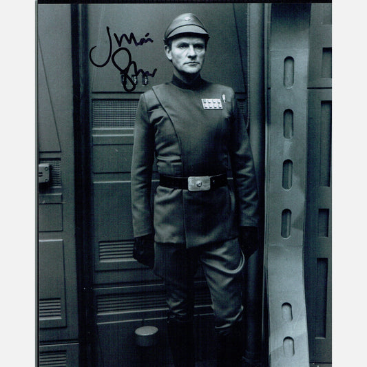 Autograf JULIAN GLOVER Certyfikat ACOA 20x25 cm GWIEZDNE WOJNY