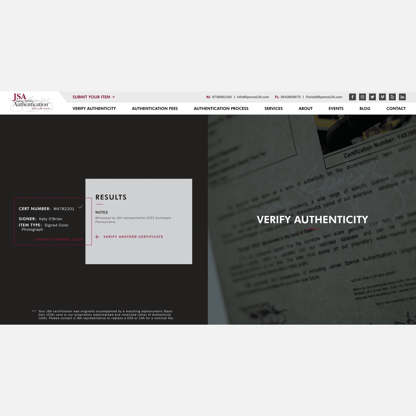 KATY O'BRIAN autograph JSA signed 8x10 photography STAR WARS 8x10