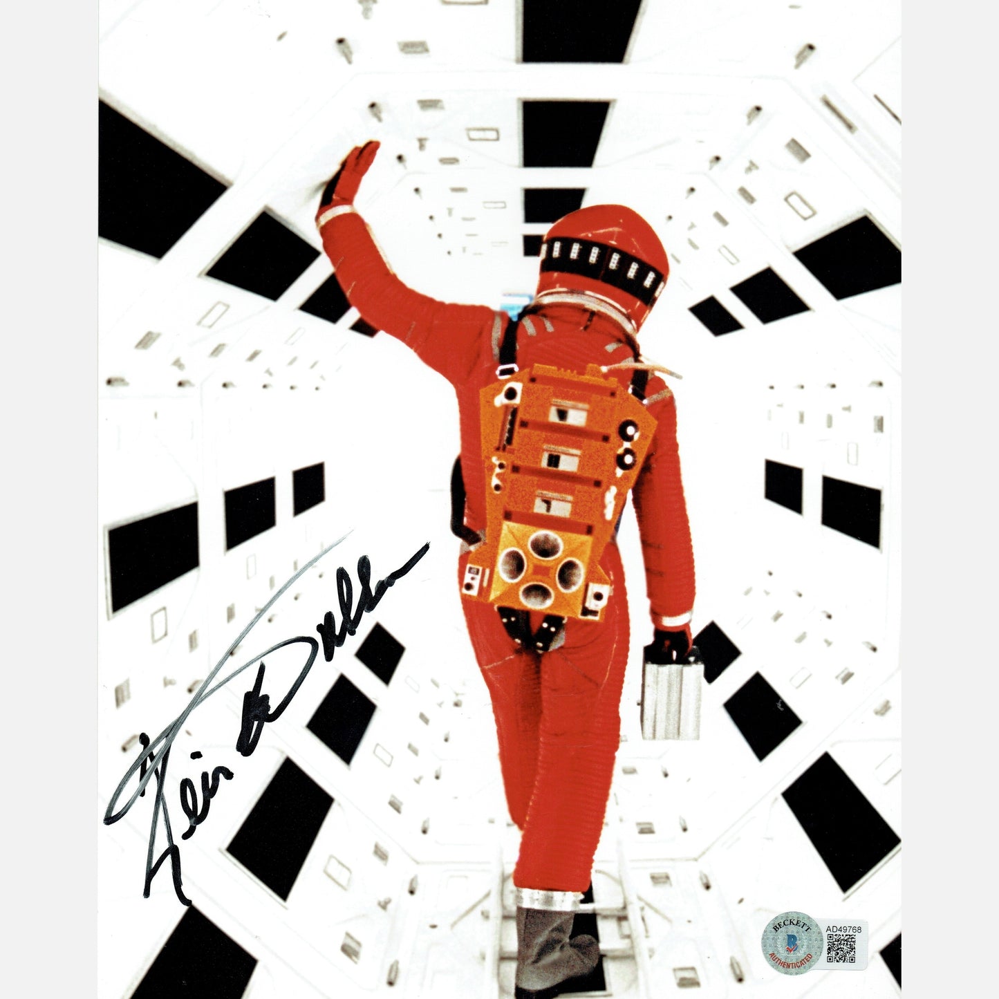 KEIR DULLEA autograph BECKETT signed 8x10 photography 2001: A Space Odyssey 8x10
