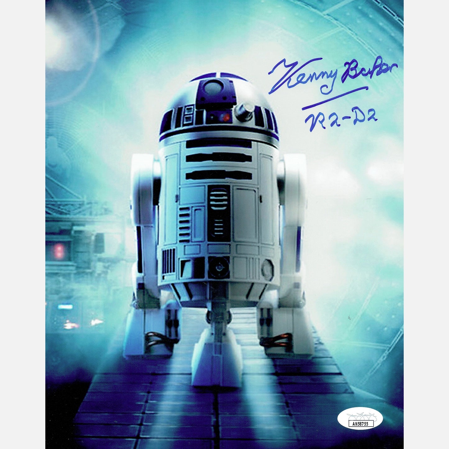 KENNY BAKER autograph ACOA signed 8x10 photography STAR WARS 8x10