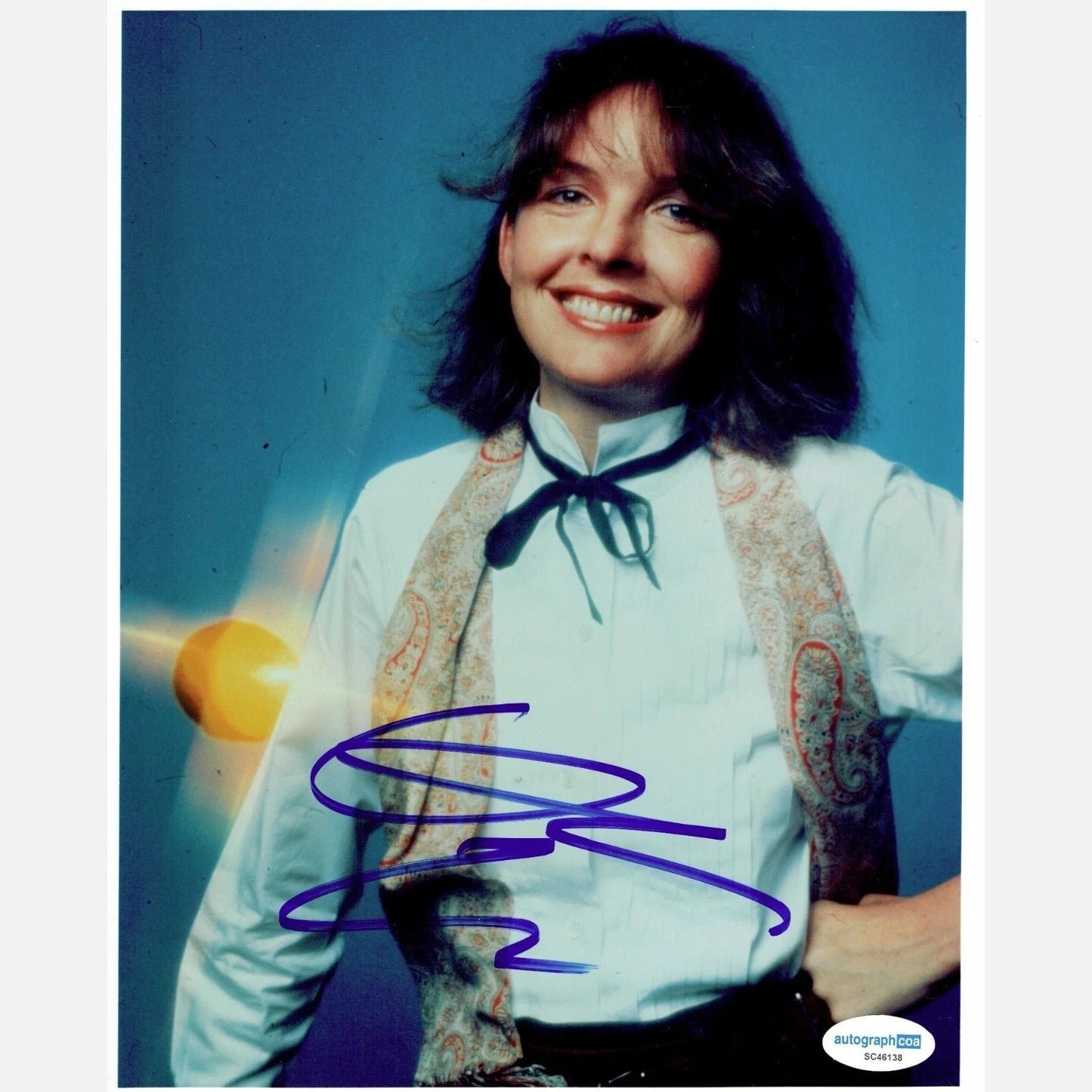 Autograf DIANE KEATON Certyfikat ACOA 20x25 cm