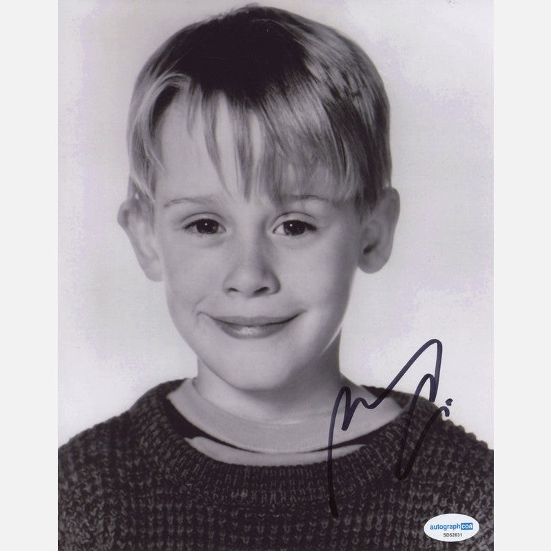 MACAULAY CULKIN autograph ACOA signed 8x10 photography HOME ALONE 8x10