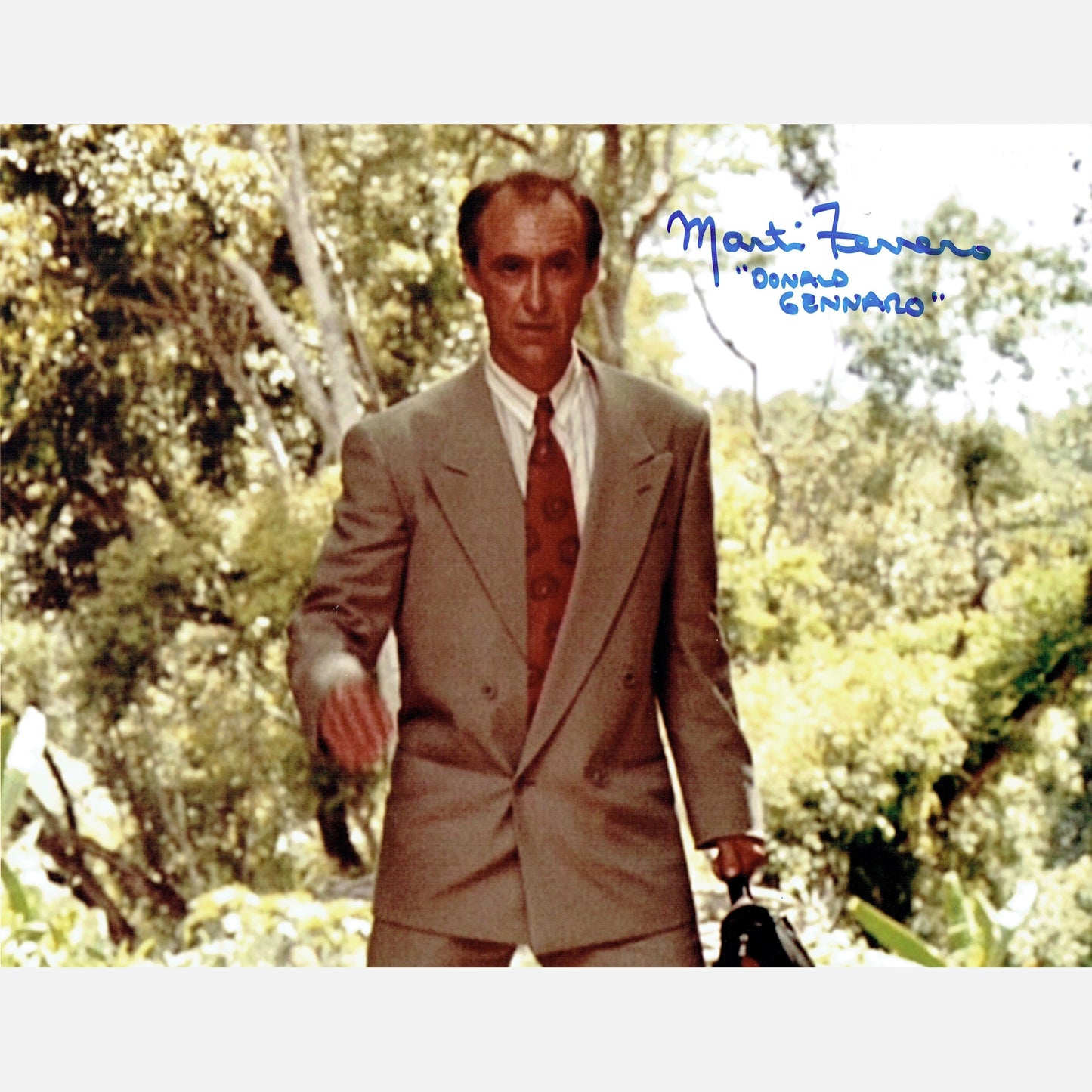 MARTIN FERRERO autograph ACOA signed 11x14 photography Jurassic Park 11x14